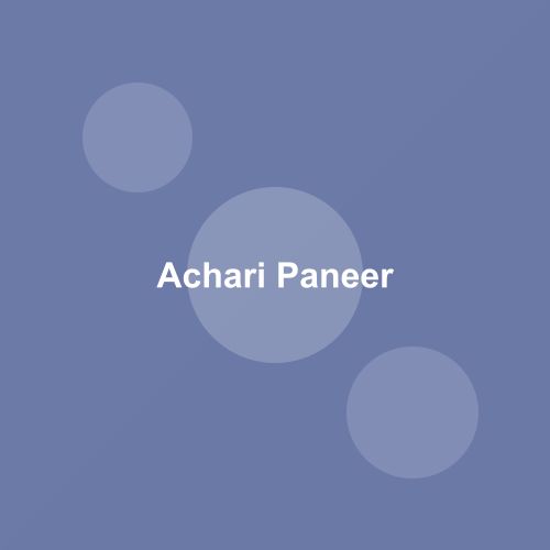 Traditional Achari Paneer dish from Punjab, India — Authentic recipe from Eat By State