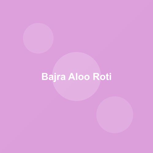 Traditional Bajra Aloo Roti dish from Haryana, India — Authentic recipe from Eat By State