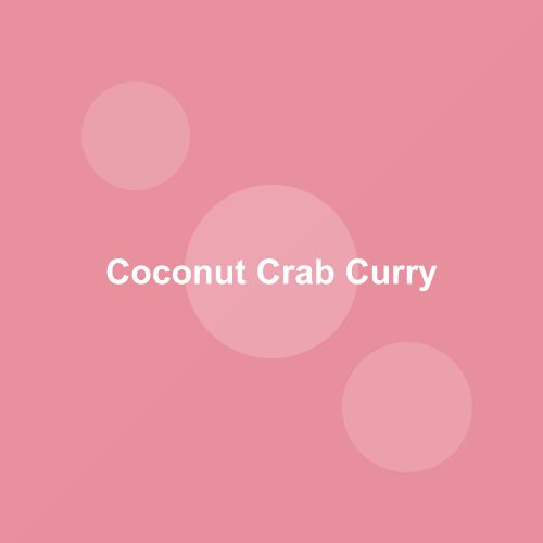 Traditional Coconut Crab Curry dish from Andaman and Nicobar Islands, India — Authentic recipe from Eat By State