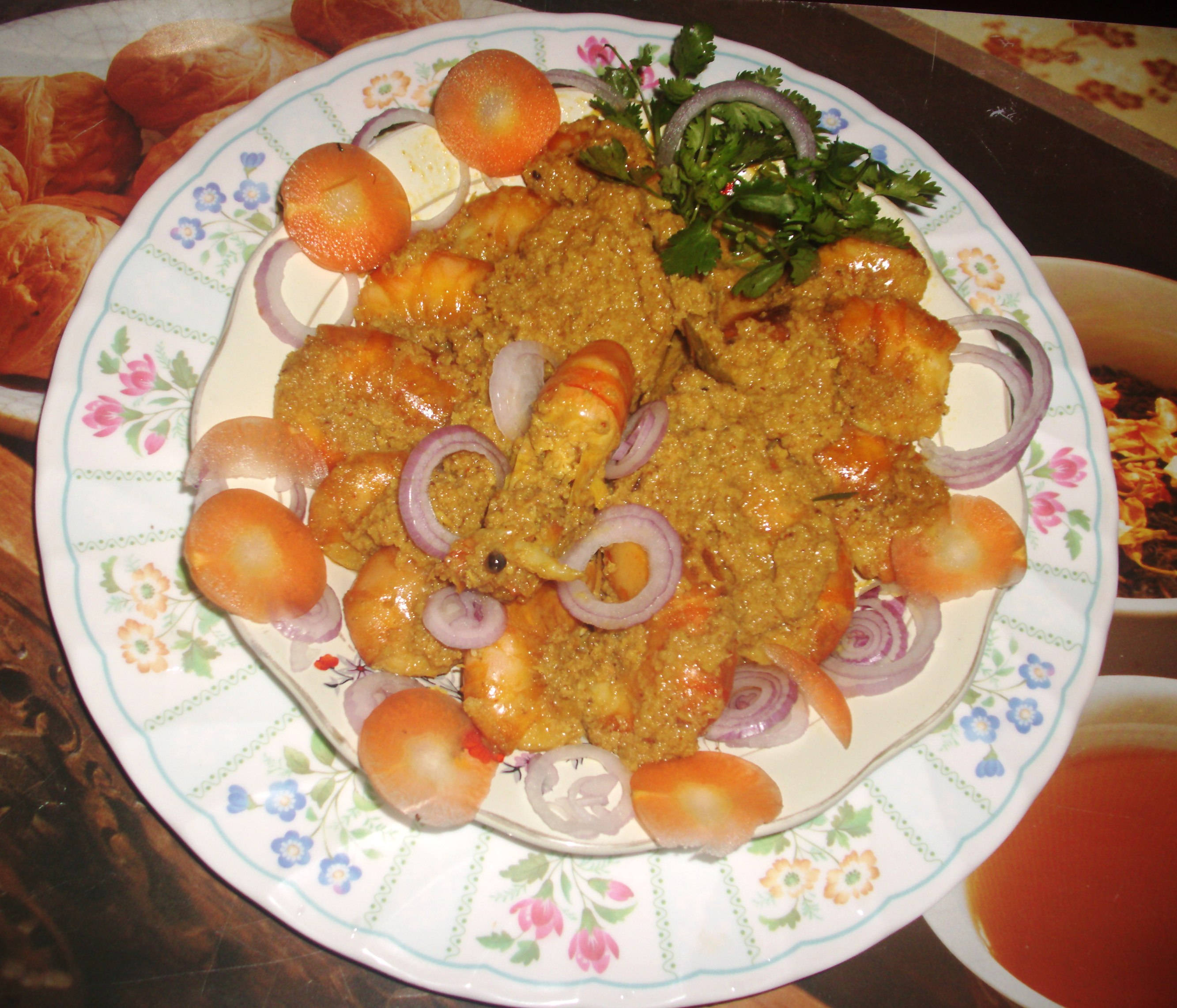 Traditional Coconut Prawn Curry dish from Andaman And Nicobar Islands, India — Authentic recipe from Eat By State