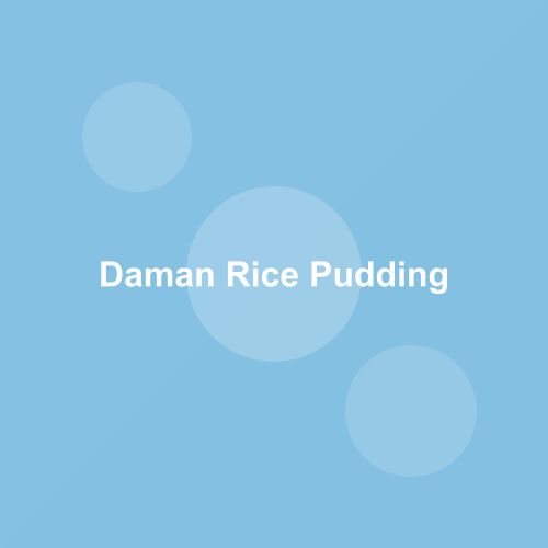 Traditional Daman Rice Pudding dish from Dadra and Nagar Haveli and Daman and Diu, India — Authentic recipe from Eat By State