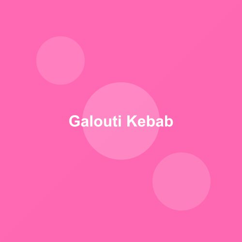 Traditional Galouti Kebab dish from Uttar Pradesh, India — Authentic recipe from Eat By State