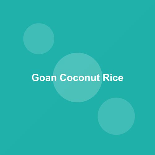 Traditional Goan Coconut Rice dish from Goa, India — Authentic recipe from Eat By State
