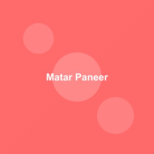 Traditional Matar Paneer dish from Uttar Pradesh, India — Authentic recipe from Eat By State