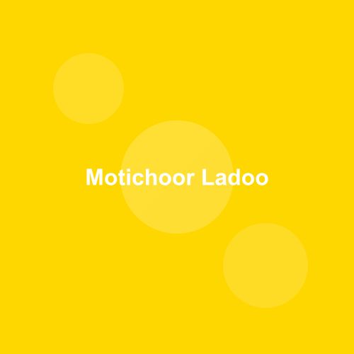 Traditional Motichoor Ladoo dish from Bihar, India — Authentic recipe from Eat By State