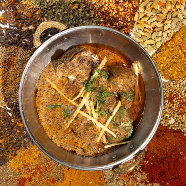 Traditional Rogan Josh dish from Jammu And Kashmir, India — Authentic recipe from Eat By State